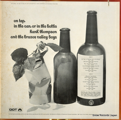 THOMPSON, HANK on top, in the can, or in the bottle DLP25894