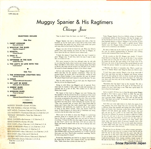 SPANIER, MUGGSY chicago jazz LAX3311