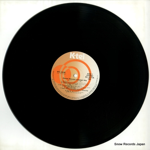WARWICK, DIONNE greatest hits RPL-3038