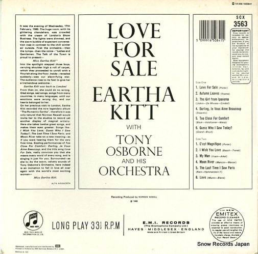 KITT, EARTHA love for seal 1A058-1650841