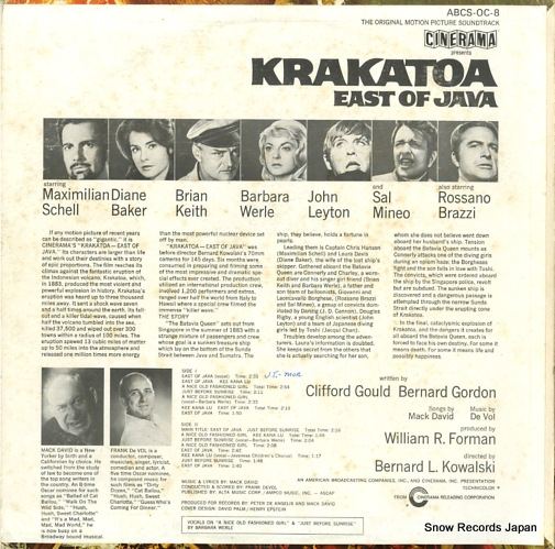 DE VOL, FRANK krakatoa/east of java ABCS-OC-8