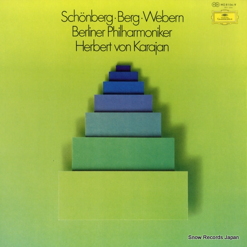 KARAJAN, HERBERT VON schonberg - berg - webern MG8106
