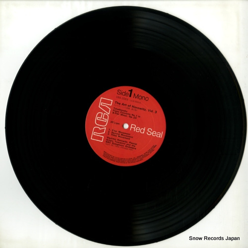 HOROWITZ, VLADIMIR the art of horowitz, vol.3 VRA-2063