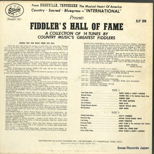 V/A fiddlers hall of fame SLP209