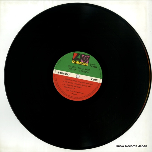 AVERAGE WHITE BAND person to person P-6309A
