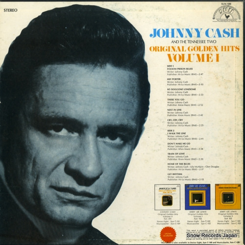 CASH, JOHNNY original golden hits volume i SUN-100