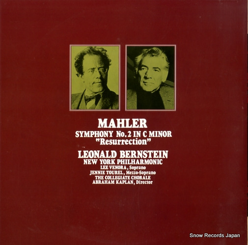 BERNSTEIN, LEONARD mahler; symphony no.2 