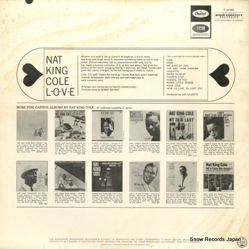 COLE, NAT KING l-o-v-e T-2195