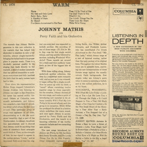 MATHIS, JOHNNY warm CL1078