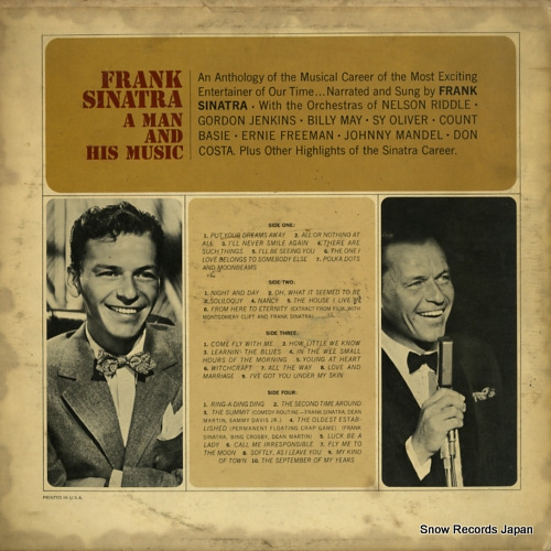 SINATRA, FRANK a man and his music 2F1016
