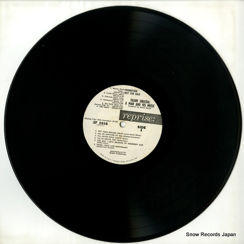 SINATRA, FRANK a man and his music 2F1016