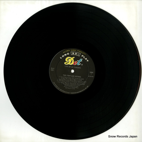 FONTANE SISTERS, THE tips of my fingers DLP3531