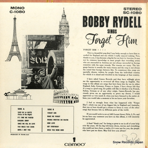 RYDELL, BOBBY forget him SC-1080