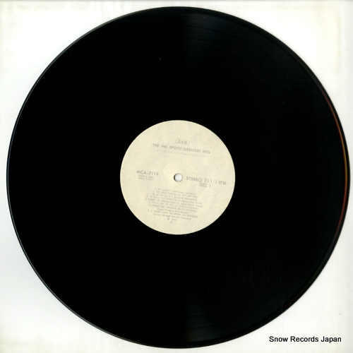 INK SPOTS the ink spots' greatest hits MCA-7119