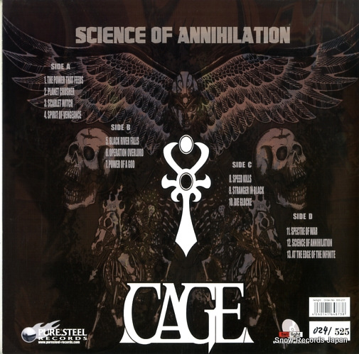 CAGE science of annihilation PSRLP010