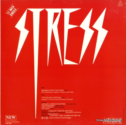 STRESS search for the fool NW2311