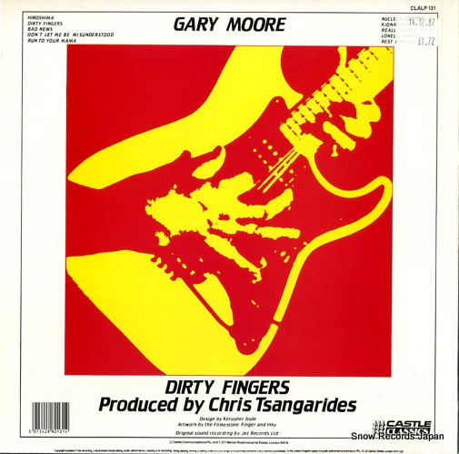 MOORE, CARY dirty fingers CLALP131