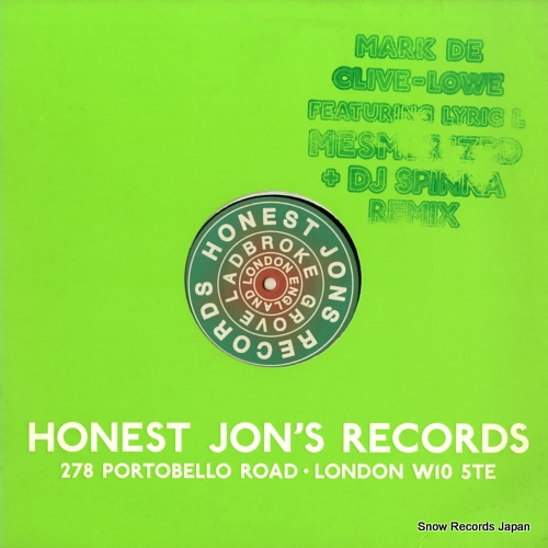 CLIVE-LOWE, MARK DE mesmerized HJP23