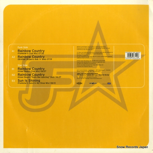 MARLEY, BOB, VS. FUNKSTAR DE LUXE REMIX rainbow country (remix) CLU67110