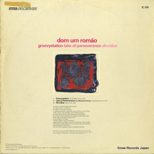 DOM UM ROMAO grooveystation lake of perseverance afro blue IC205