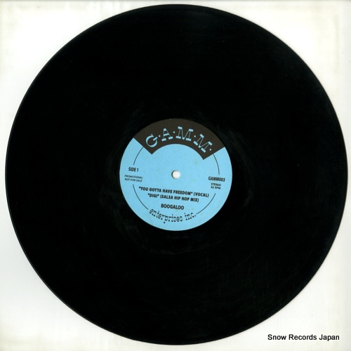 BOOGALOO you gotta have freedom GAMM003
