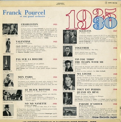 POURCEL, FRANCK 1925-1930 SHTX340736