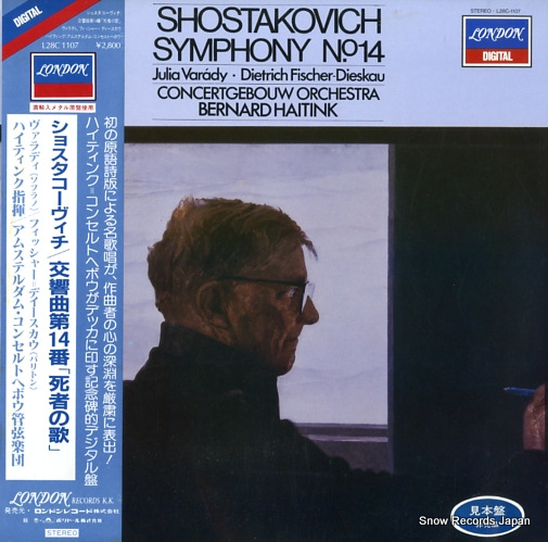 HAITINK, BERNARD shostakovich; symphony no.14 L28C-1107