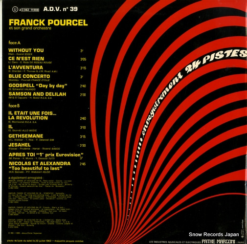 POURCEL, FRANCK et son grand orchestre 2C062-11988