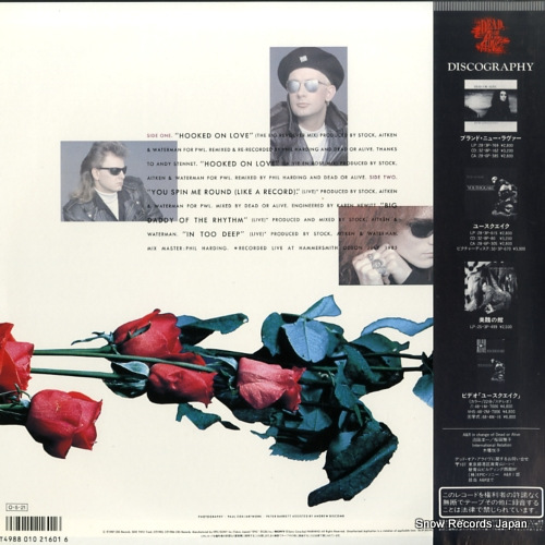 DEAD OR ALIVE hooked on love 18.3P-810