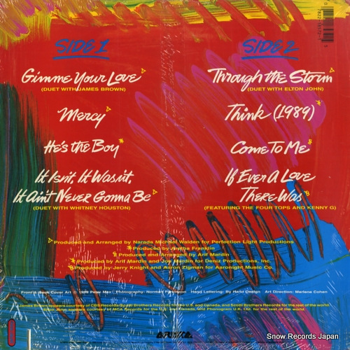 FRANKLIN, ARETHA through the storm AL-8572
