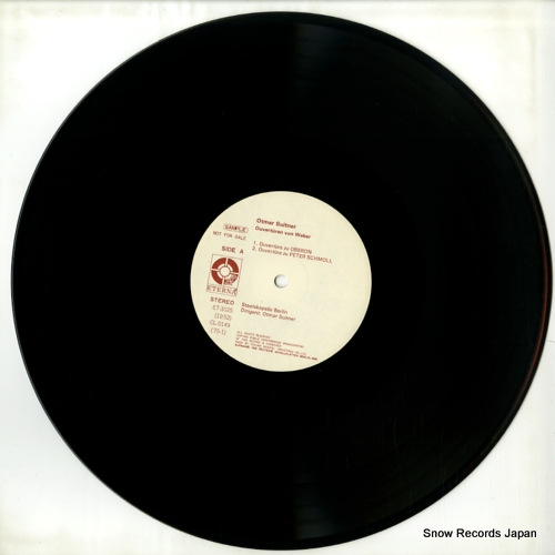 SUITNER, OTMAR ouverturen von weber ET-3025