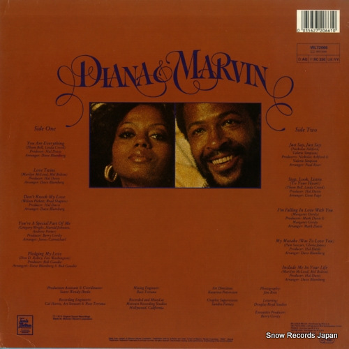 ROSS, DIANA, AND MARVIN GAYE diana & marvin WL72066