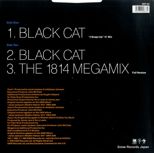 JACKSON, JANET black cat AMY587