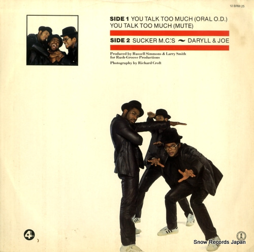 RUN-DMC you talk too much 12BRW25