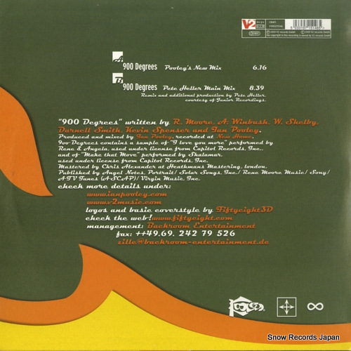 POOLEY, IAN 900 degrees vol.1 VVR5015146
