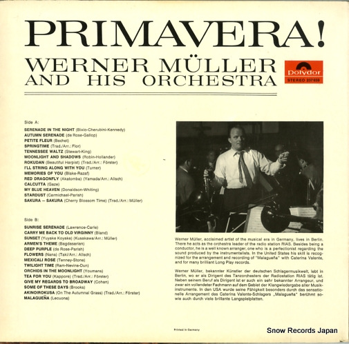 MULLER, WERNER primavera! 237659