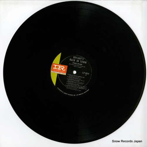 BRYANT, JIMMY bryant's back in town LP-9310