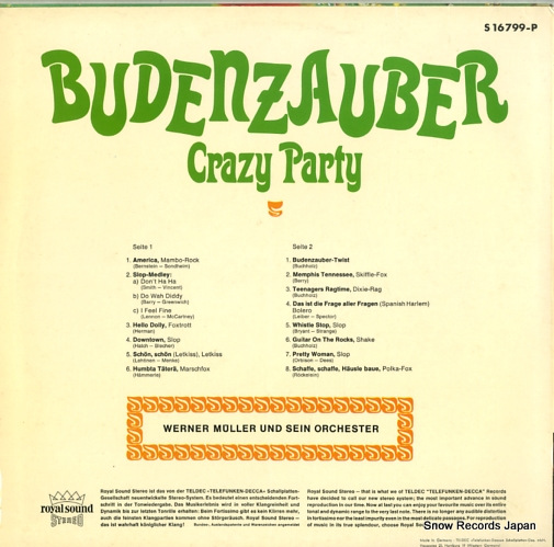 MULLER, WERNER budenzauber (crazy party) S16799-P