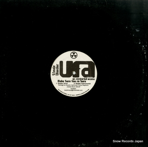 WONDER, STEVIE make sure you're sure URA-008
