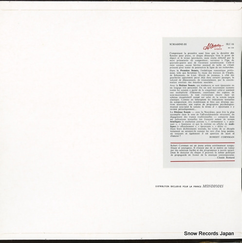 CORNMAN, ROBERT scriabine; sonates SLC-16