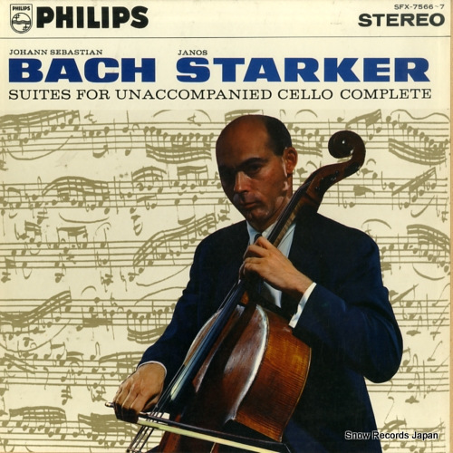 STARKER, JANOS bach; suites for unaccompanied cello complete SFX-7566