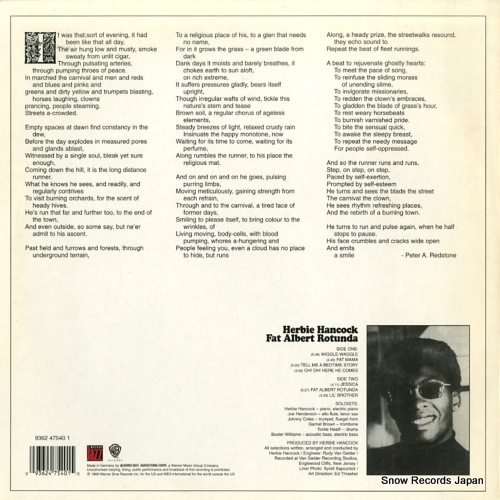 HANCOCK, HERBIE fat albert rotunda 9362475401