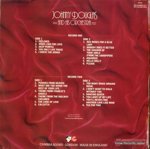 DOUGLAS, JOHNNY the many sides of johhny douglas and his orchestra CR066