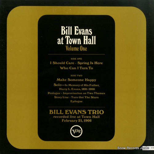 EVANS, BILL bill evans at town hall volume one MV2053