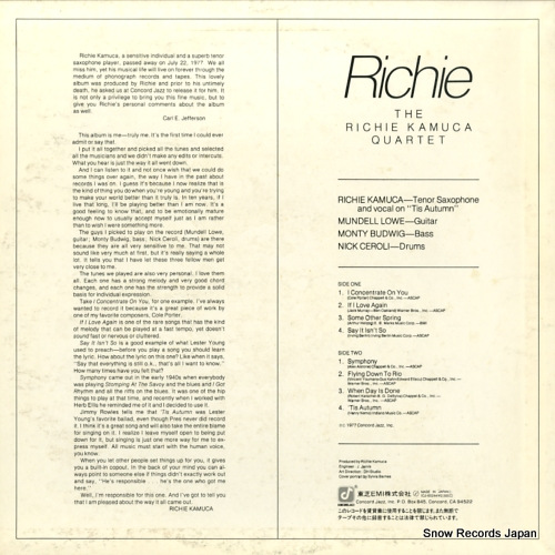 KAMUCA, RICHIE richie ICJ-80244