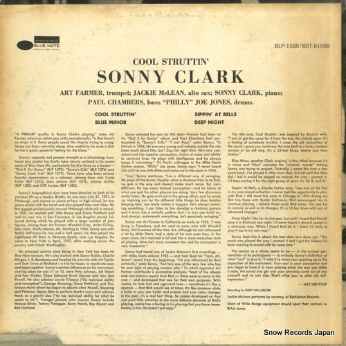 CLARK, SONNY cool struttin' BST81588
