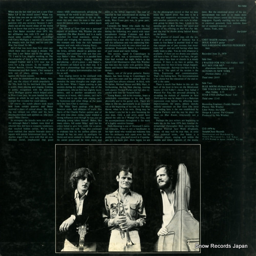 BAKER, CHET the touch of your lips RJ-7494