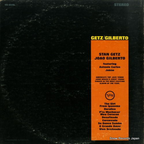 GETZ, STAN, AND JOAO GILBERTO getz / glberto V6-8545