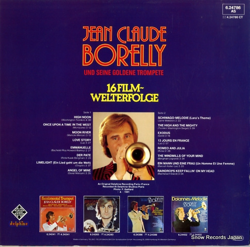 BORELLY, JEAN-CLAUDE 16 film welterfolge 6.24786