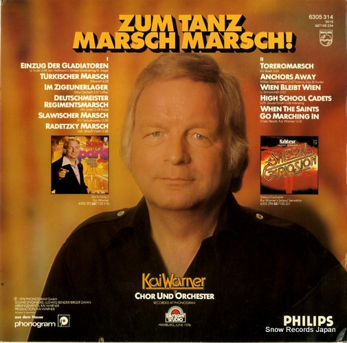 WARNER, KAI zum tanz marsch marsch 6305314
